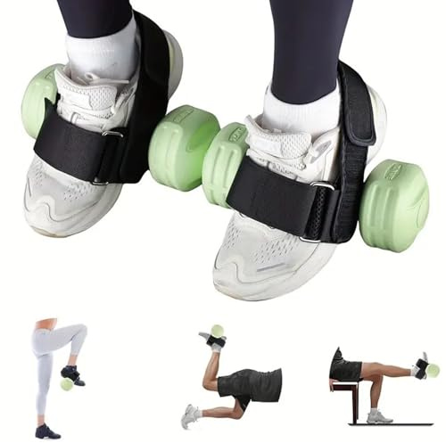 SWEETBIUTI Accesorio de pie con Mancuernas 2pcs Levantamiento de Pesas Ajustable Correas de Tobillo Mancuernas Entrenamientos de la Pierna Pesas de Tobillo para Hombres, Accesorio de pies.
