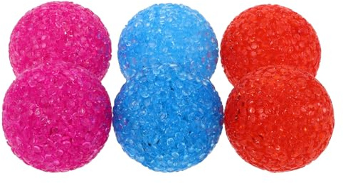 Mikikit 6 Pièces Balles Interactives avec Grelot pour Chatons Et Chats Jouets De Chasse pour Stimuler Instinct Couleurs Attrayantes Exercice Ludique pour Animaux