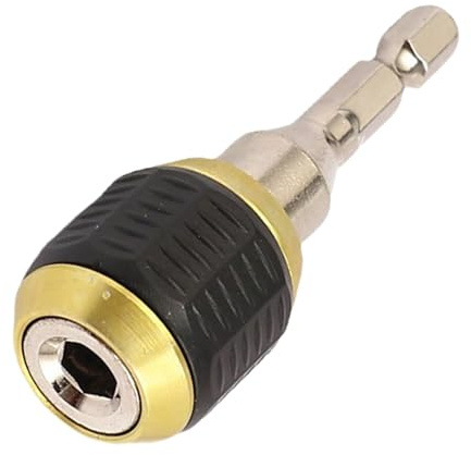 Borrförlängning, sexkantig handtagsstång, snabbfrigörande adapter med hållbar konstruktion, tillbehör för elverktyg med enkel användning, borrförlängning med precisionspassform, hemförbättringsprofes
