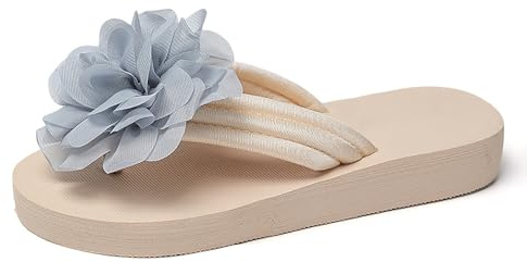 Damer sommarmode tyg flip flops utomhus strand tofflor