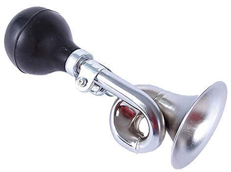 Fahrradglocke Glocke Fahrradklingel Fahrradhupe aus Metall (Hupe-Metall2) in Silber