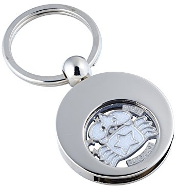 Jadani Hochwertiger Schlüsselanhänger mit EK-Chip Sternzeichen Krebs