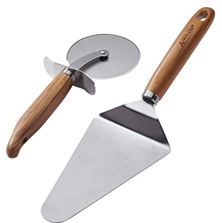 Anolon Tools and Gadgets Pizza Cutter and Server Set