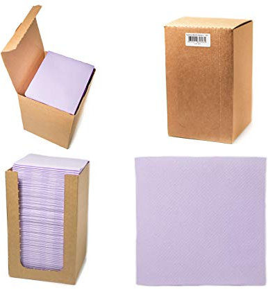 Alvotex Airlaid Cocktailservietten 20x20cm 100/1 - LILAC (060)