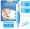 Auto Skin Tag Remover Kit for Face & Body, Upgraded Fast and Easy Removal Pen for Small to Large Size 2mm-8mm, Safe and Painless Clear Skin Tag & Mole, with 40 Removal Bands & 10 Cleansing Wipes