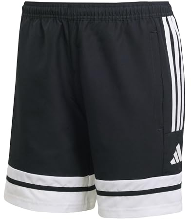 adidas Women's SQUADRA25 Downtime Woven Short, Black/White, L