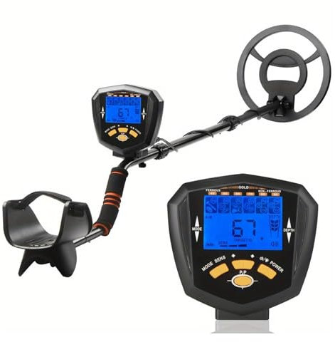 Rilevatore di metalli, X22 Metal Detector Oro LCD Ricerca ID target Profondità massima PinPointer Localizzazione impermeabile Leggero