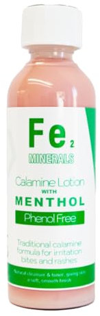 Calamine, Zinc Oxide and Menthol Lotion 100ml | Max Relief for itchy irritated skin