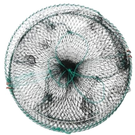 Generisch Piège à cancer, filet pliable pour la pêche vivante, 30 x 60 cm, cage en filet pour côte, eaux intérieures, crabes, homards et pêche à kayak