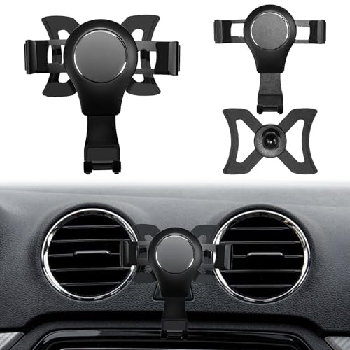 Zithgen Soporte Telefono para Audi A3 8V 2013-2019, Soporte Móvil Teléfono para Rejilla de Ventilación del Coche 360 Rotación Soporte de Teléfono Móvil Sujeta Moviles para Coche Ranura