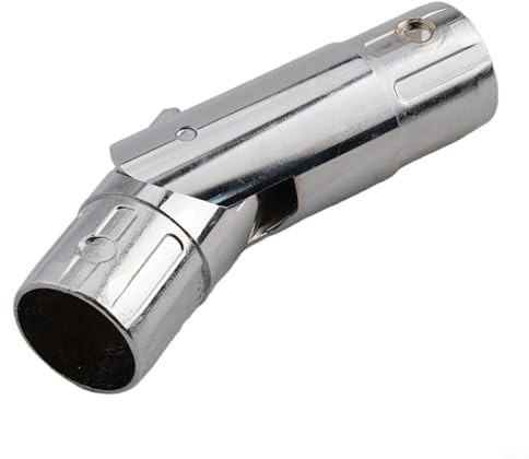 Zilimontt Paraguas de hierro resistente al agua, pieza de repuesto para jardín, patio, balcón, terraza, sombrillas al aire libre con acabado plateado y ajuste para la mayoría de las planchas