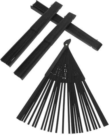 Cabilock Cadre d'Éventail à Main en Bambou Naturel 21 CM 4 Pièces sans Toile Fournitures DIY pour Fabrication d'Éventails Japonerie Matériaux pour Projets Artistiques et Décoratifs