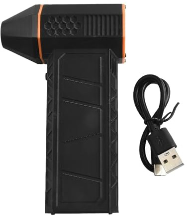 Mini souffleur à jet 130 000 tr/min électrique avec batterie de 3000 mAh, pales de ventilateur usinées CNC, pour nettoyer les claviers, caméras, voitures, gonfler les lits, les canots de sauvetage