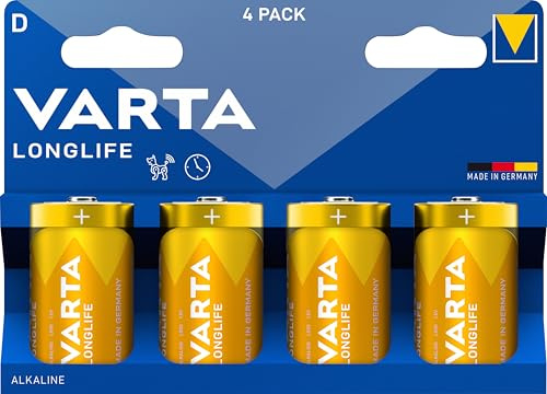 Batteri D (R20) Varta VARTA Longlife D Blister 4 Alkaliskt 1.5 V 4 st