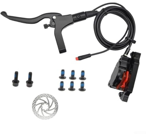 MT600 Kit de frein hydraulique à double piston, câble étanche à 2 broches, conçu pour vélo électrique et scooter (avant + disque)