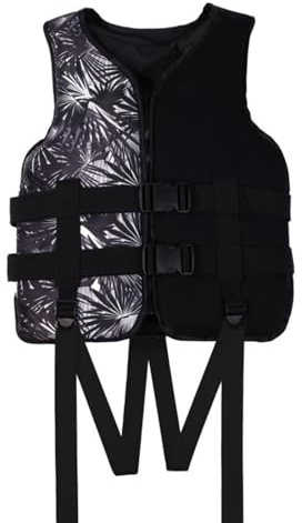 Swim Vest Swim-Jacket- Kids Swimming Training Swimsuit Waistcoat with Adjustable Safety Straps for Child,Boys Girls Aged 2-9 Years, Perfect for Pool and Swimming Lesson Black