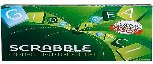 Scrabble - Versione Italiana, gioco da tavolo delle Parole Crociate, gioco da tavolo per tutta la famiglia e giochi da tavolo adulti, per Bambini da 10+ Anni, Y9596