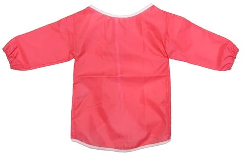 Childrens Kids Toddler Waterproof Play Apron - Age 2-4 Years - Painting, Baking, Cooking, Smock - Pink