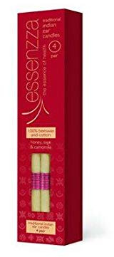 Lot de 4 bougies d'oreilles indiennes