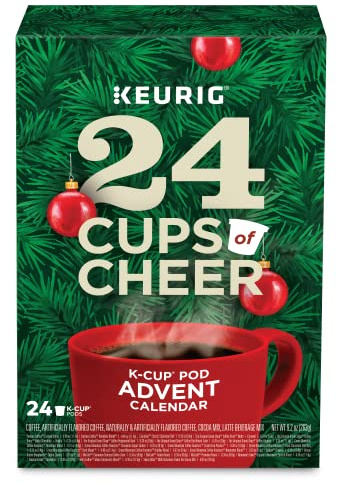 Keurig Advent Calendar Variety Pack, Single Serve K-Cup Pods, 24 Count