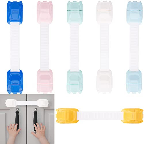 Catelves 6 Stück Kindersicherung Schrank, Schubladensicherung Baby, Schranksicherung Baby, Kindersicherung Schubladen, Schrankschloss Kindersicherung, Babysicherung Schrank, Baby Schubladensicherung