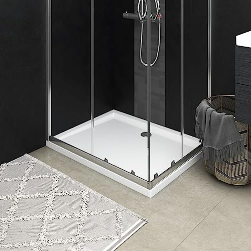 INLIFE Plato de ducha ABS rectangular 70 x 90 cm, 9,6 kg, 148902