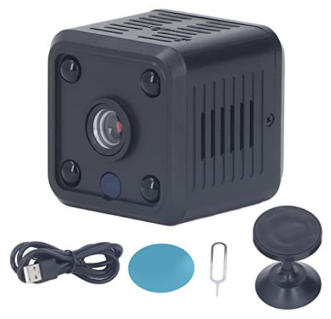 Netzwerkkamera, Drahtlose HD-Netzwerkkamera, 90°-Weitwinkel-Überwachungskamera, Hochauflösende Nachtsicht-WiFi-Kamera Für Die Heimüberwachung, Eingebauter Akku