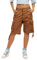Aeslech Womens Cargo Shorts Baggy Cotton Bermuda Casual Summer Shorts Hiking with Multi Pockets Coffee UK 10/Tag 30