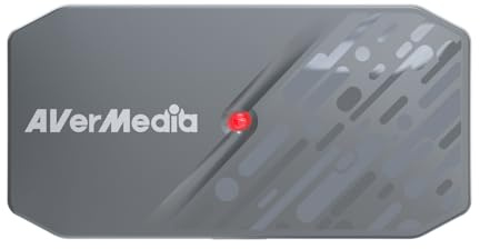 AVerMedia 4K60 HDMI Capture Card for DSLR, Camcorder, Action Camera, Low Latency for Live Streaming & Video Conferencing on OBS, Zoom, Twitch, Compatible with Win11, Mac, iPad - CamStream 4K BU113G2