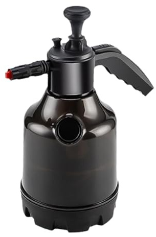Jiuvaso Spruzzatore di Schiuma a Pressione con Pompa Manuale, Impugnatura ergonomica, flacone Spray schiumogeno da 3 Litri, spruzzatore d'Acqua per la
