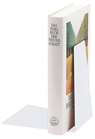 Leitz Buchstütze, Metall, Weiß, 52980001