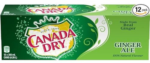 Canada Dry Ginger Ale Fridge Pack Cans, 355 mL, 12 Pack