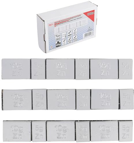 BGS 9426 | Poids d’équilibrage Autocollants | Type 363 | 45 g | 100 pièces