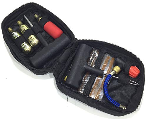 MOTORBIKE PUNCTURE REPAIR KIT Motorcycle Scooter Emergency Tubeless Tyre Repair Toll Kit