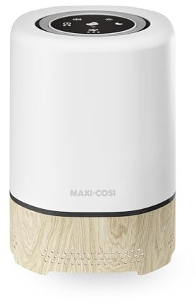 Maxi-Cosi Clean 3-in-1 Air Purifier, HEPA H13 Filter Air Purifier for Bedroom, Timer and Night Light, Sounds, Air Filter for Allergies, Air Cleaner Compatible with Alexa and Google Assistant