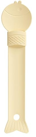 Cuchara para apretar con tira deslizante para gatos, dispensador de aperitivos líquidos con función de apretar, cuchara de alimentación para mascotas con dispensador de tiras para golosinas