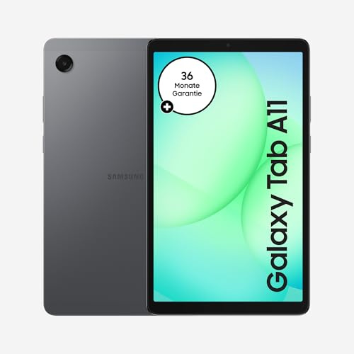 Samsung Galaxy Tab A11 LTE, Android Tablet, 8,7 Zoll Display mit 90 Hz Bildwiederholrate, 64 GB Speicher, 4 GB RAM, Dolby Dual-Lautsprecher, Gray, 3 Jahre Herstellergarantie [Exklusiv bei Amazon]