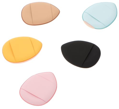 EPIGEIST Mini Borlas Polvo Suelto para Maquillaje Facial y Corporal Esponjas Lavables con Tacto Suave y Diseño Compacto para Aplicación Precisa Zona