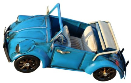 Ciieeo Modèle de Voiture Ancienne en Métal Finition Détaillée et Technologie de Placage, Décoration Vintage Unique pour Maison ou Bureau