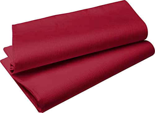 Duni Evolin Mitteldecken Bordeaux 84x84 cm 14 Stück, Duni Mitteldecken Bordeaux