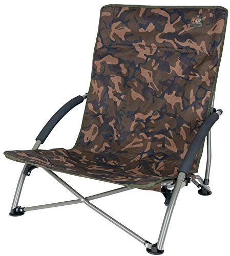 Fox R-Series Guest Chair - Angelstuhl zum Ansitzangeln auf Karpfen, Karpfenstuhl, Stuhl zum Karpfenangeln, Klappstuhl für Angler