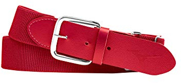 Mizuno boys Baseball Belt, Red, Adult OSFM US