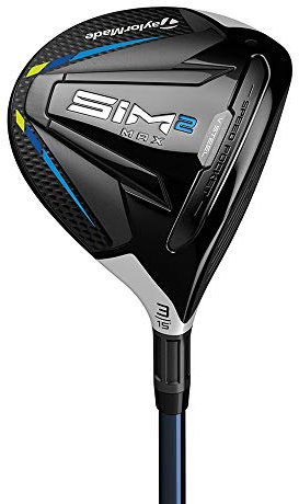 TaylorMade Sim 2 MAX Steel Palos de Golf, Hombres, Negro/Gris Claro, L