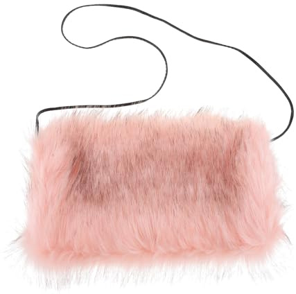 BESPORTBLE Outdoor Thermal Hand Warmer Thickened Winter Warm Muff Little Muff Warm Cushion for Women Faux Fur Reusable