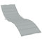 vidaXL Sonnenliegen-Auflage Melange Hellgrau 200x60x4 cm Stoff