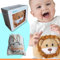 RUGUIES- Anti-Colic Baby Belt with 2 Special Hot and Cold Gels- Adjustable and Washable Colic and Gas Relief Heating Girdle- Organic Cotton Carrying Bag Included.