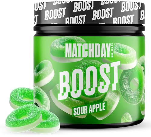 MATCHDAY NUTRITION BOOST für Fußballer I ATP Booster I Sportler-Getränk mit Aminosäuren und Kohlenhydraten I 20 Portionen für mehr Schnellkraft, Explosivität & Ausdauer