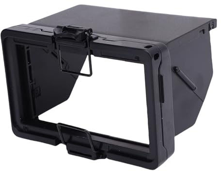 Luqeeg Motljusskydd för Kameraskärm, Damm Och Repskydd med Abs Konstruktion, Vikbar Design, Antireflexbehandlat Motljusskydd för PXW FS7M2, PXW FX6, FX9LCD