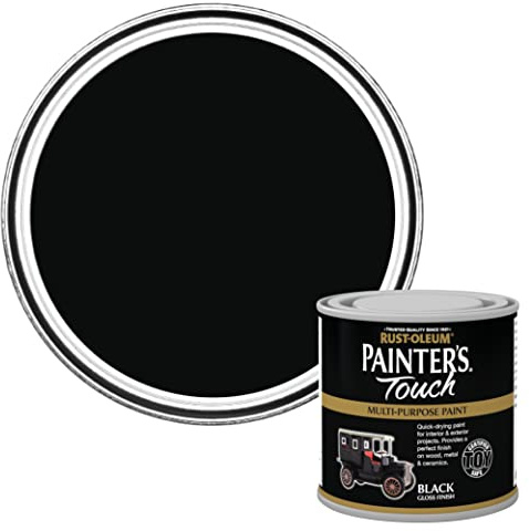Rust-Oleum AMZ0002 250ml Painter's Touch Toy-Safe Paint - Black Gloss