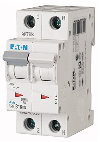 Eaton Leitungsschutzschalter 16A 1p+N B-Charakteristik PLZM-B16/1N-MW 242310
